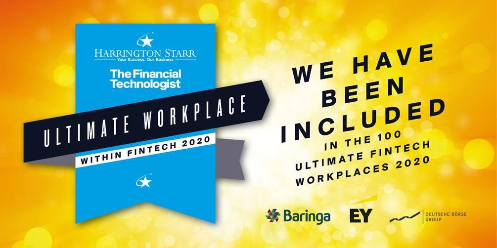 Ultimate Fintech Workplace Awards 2020
